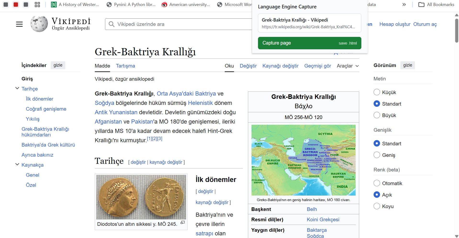 Turkish website capture prepared for the reader